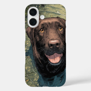 Sweet Labrador in Water Phone Case – Cute Swimming
