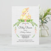 Sweet Lamb Baby Shower Invitation (Standing Front)