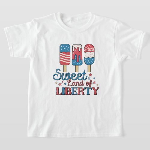 Sweet Land of Liberty Red White and Blue T_Shirt