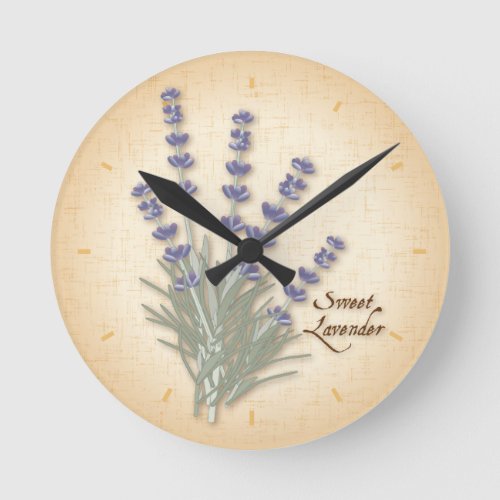Sweet Lavender Clock
