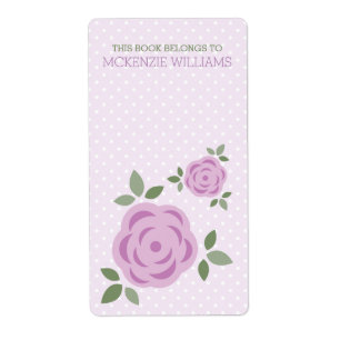 Sweet Lavender Floral Label