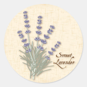 Sweet Lavender Round Sticker