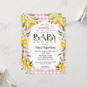 Sweet Lemon Bliss: A Baby Shower to Remember! Invitation