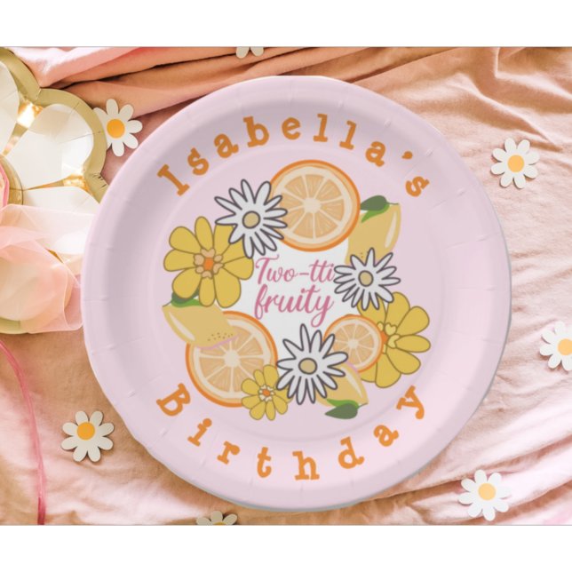 Sweet Lemon Two-tti Fruity Paper Plates (Creator Uploaded)
