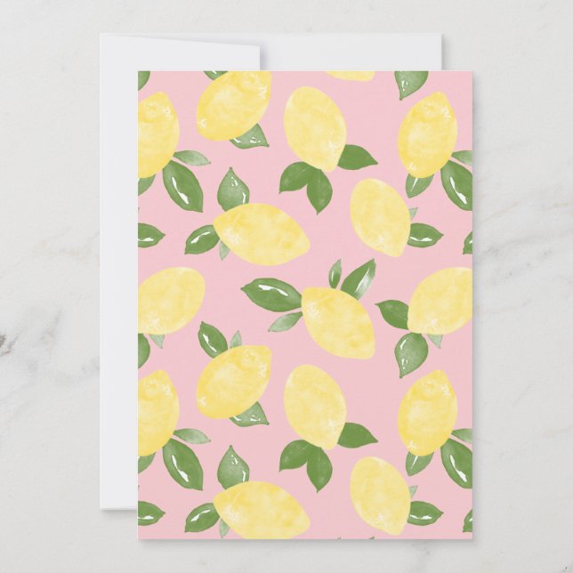 Sweet Lemons 1st Birthday Invitation