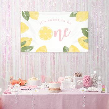 Sweet Lemons Banner by Whimzy_Designs at Zazzle