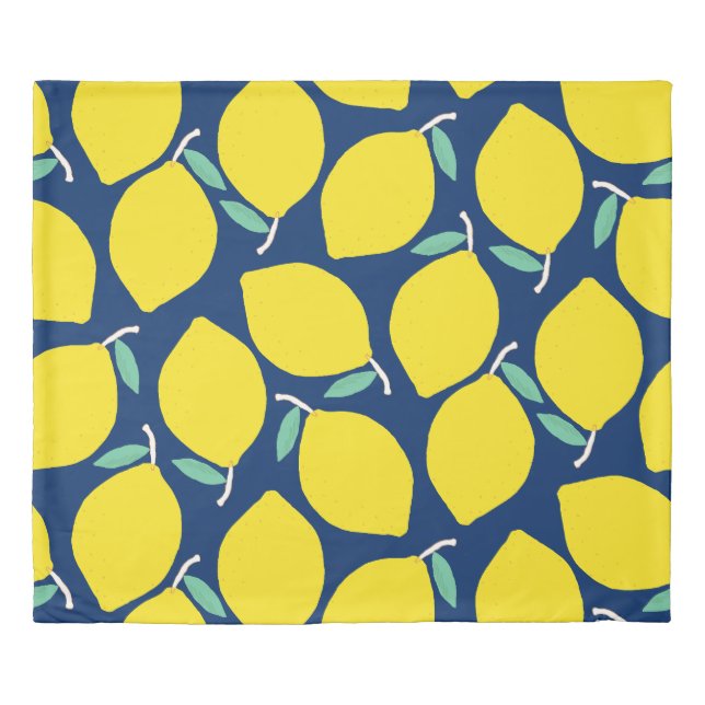 Sweet Lemons Duvet Cover (Front)