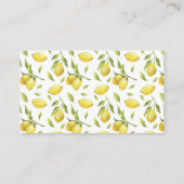 Sweet Lemons & Greenery Baby Shower Diaper Raffle Enclosure Card | Zazzle