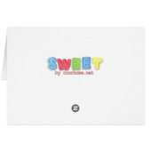 Sweet Letters Cards (Back Horizontal)