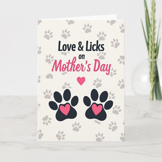 Sweet Licks Mothers Day Card (Front)