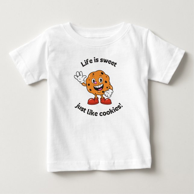 "Sweet Life Cookie Club" Baby T-Shirt (Front)
