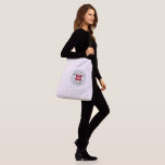 SWEET LIKE CHERRIES Retro Vintage Stamp on white Crossbody Bag