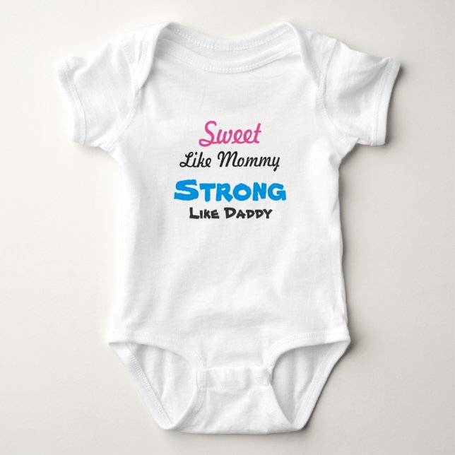 Sweet Like Mommy Baby Bodysuit (Front)