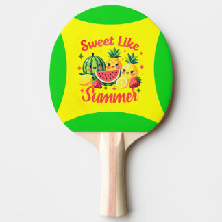 Sweet Like Summer Cute Kawaii Fruit Full Print Ping Pong Paddle
