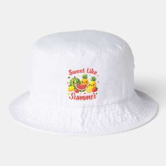 Sweet Like Summer Cute Tropical Fruit Bucket Hat
