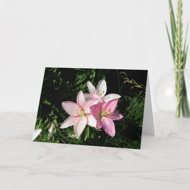 Sweet Lilies Card (Front)