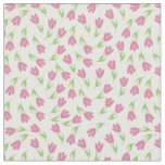 Sweet Little and pink Tulips pattern Fabric