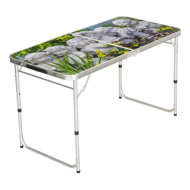 Sweet little angels... beer pong table (Angled)
