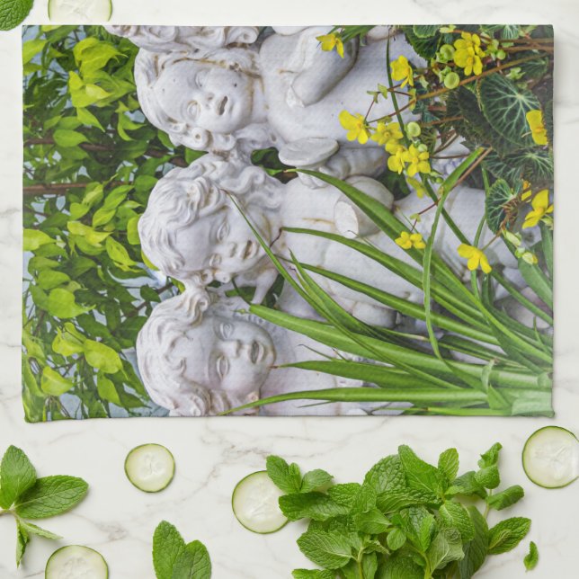 Sweet little angels... kitchen towel (Folded)