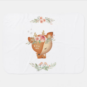 Sweet Little Bambi Deer Baby Blanket