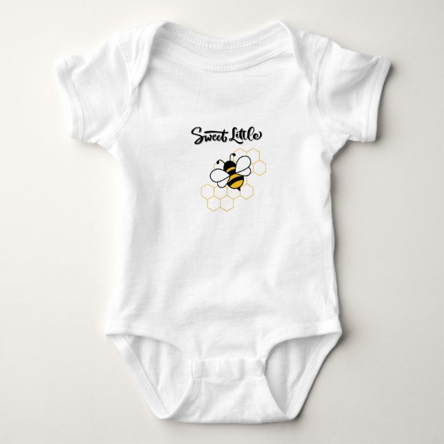 Sweet little bee T-Shirt Baby Bodysuit (Front)