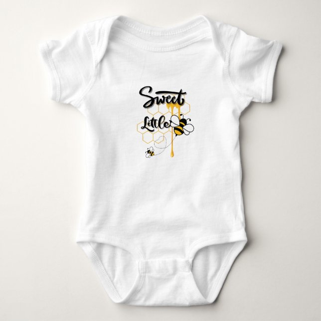 Sweet little bee T-Shirt Baby Bodysuit (Front)