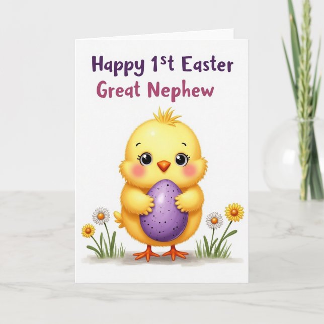 Sweet Little Bird Celebration Card (Front)