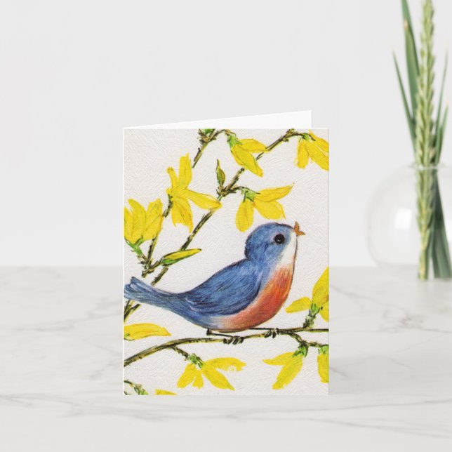 Sweet Little Bird Notecard (Front)