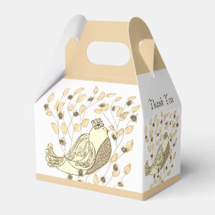 Sweet Little Bird Thank You Wedding Favor Boxes