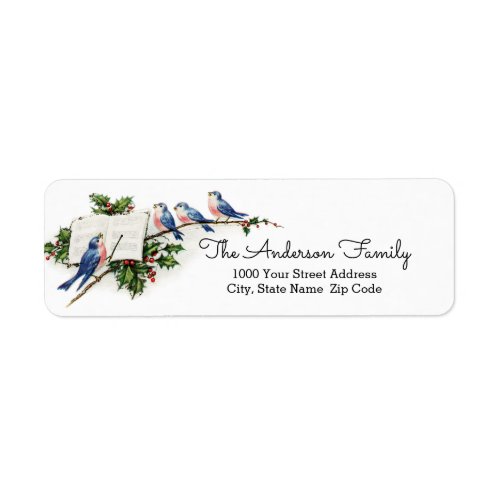 Sweet Little Birds Return Address Label