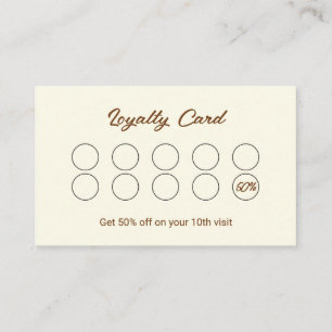 Sweet Little Bites Bakery Reward Loyalty Card