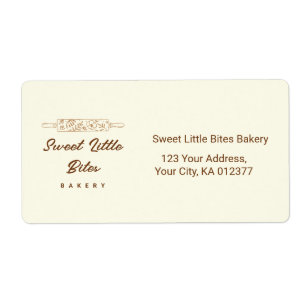 Sweet Little Bites Bakery  Shipping  Label