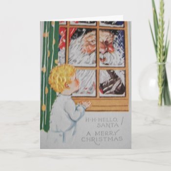 Sweet Little Boy... Christmas Greeting Card by SharCanMakeit at Zazzle