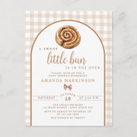 Sweet Little Bun in the Oven Neutral Baby Shower 