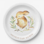 Sweet Little Bunny Baby Shower 7" Plate