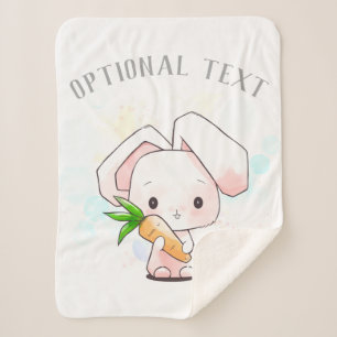 Sweet Little Bunny Sherpa Blanket