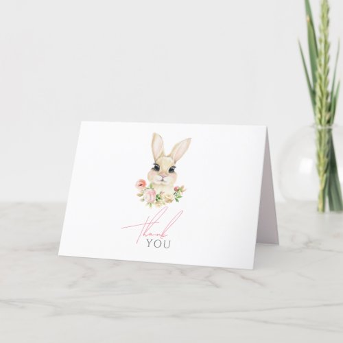 Sweet Little Bunny Thank You Card