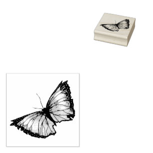 Sweet Little Butterfly Rubber Stamp