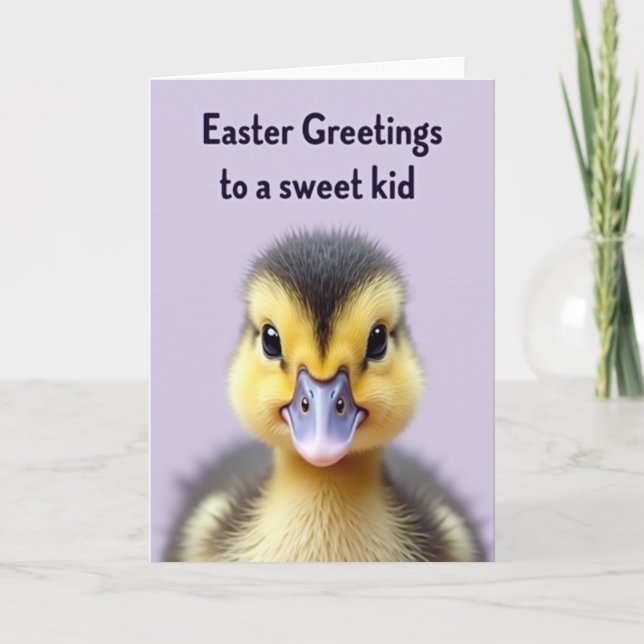Sweet Little Chick Easter Card (Front)
