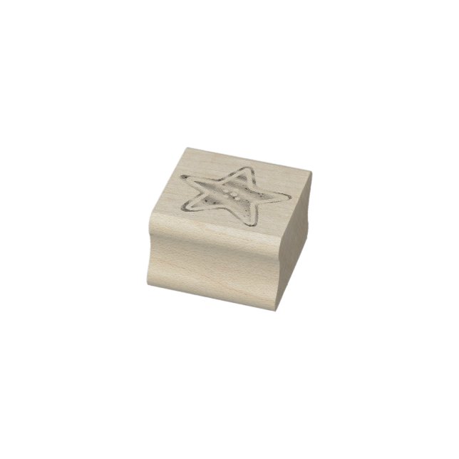 Sweet little christmas star shape stamp (Stamp)