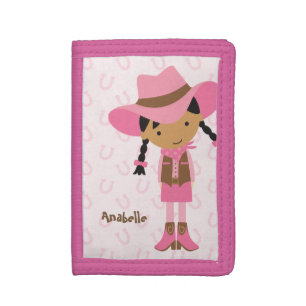 Sweet Little Cowgirl Tri-fold Wallet