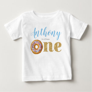 Sweet Little Donut Boys 1st Birthday Baby T-Shirt