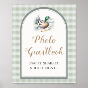 Sweet Little Duckling Baby Shower Photo Guestbook
