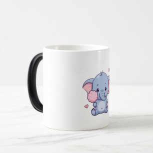 Sweet Little Elephant Color Morph Mug