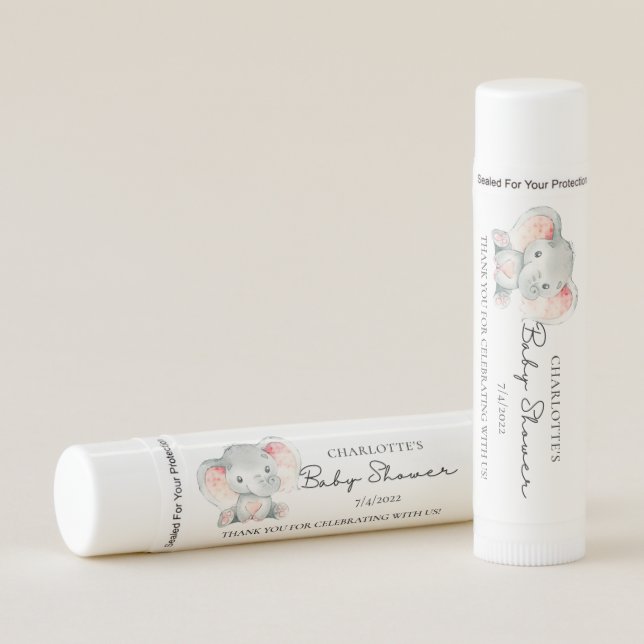 Sweet Little Elephant Lip Balm (Front)