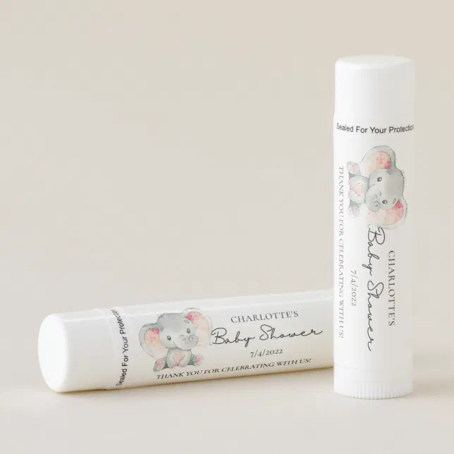 Sweet Little Elephant Lip Balm | Zazzle