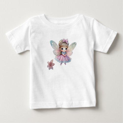 Sweet little fairy girls T _shirt 6 mths _ 2 yrs Baby T_Shirt