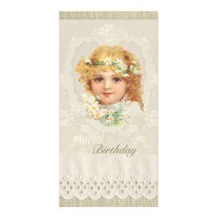 Sweet little girl CC0135 Ellen Clapsaddle Birthday Card