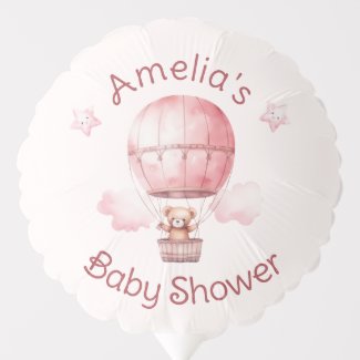 Sweet Little Girl on the Way Baby Shower