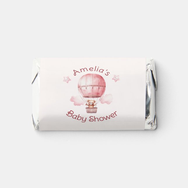 Sweet Little Girl on the Way Baby Shower Hershey's Miniatures (Front)
